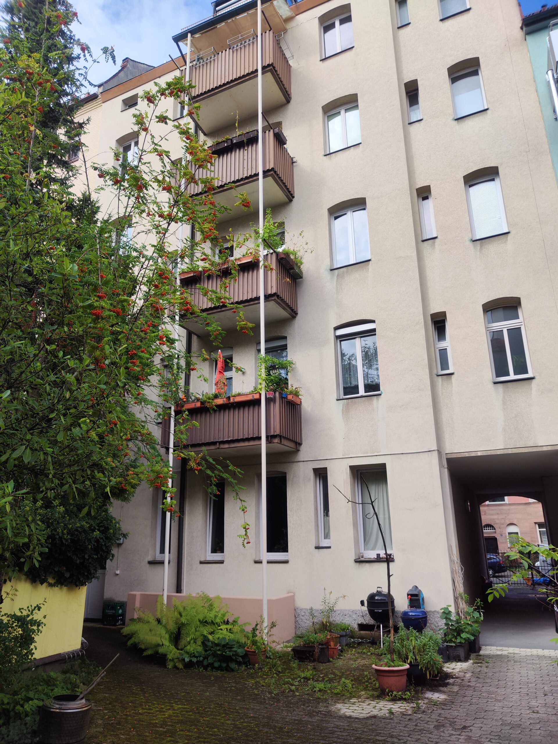 Balkonanlage vorher