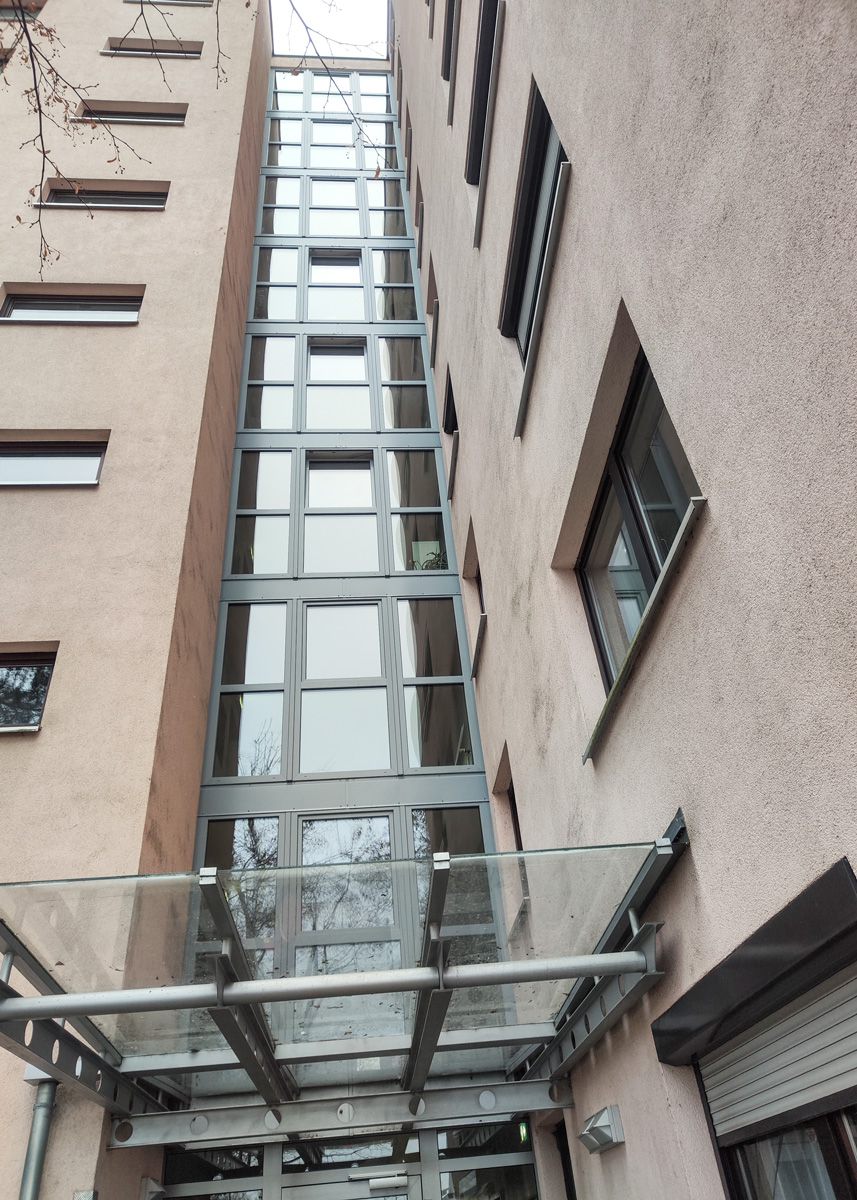 Treppenhausverglasung